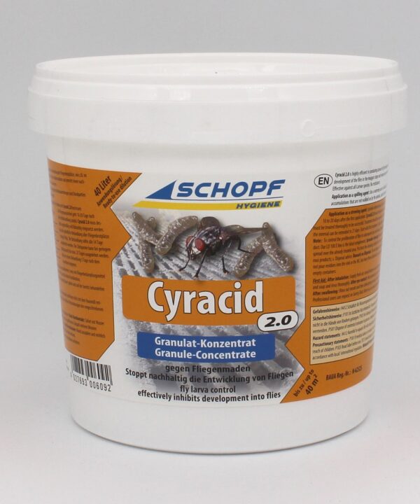 Cyracid 2 Granulat Fliegenmaden Schopf Hygiene