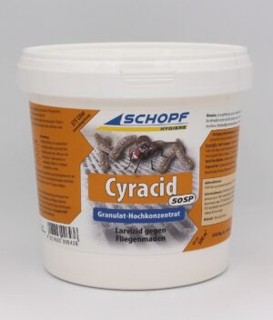 Cyracid 50SP Granulat Fliegenmaden Schopf Hygiene