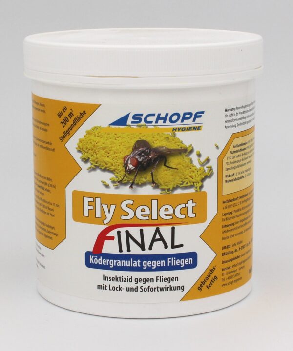 Fliegenköder Granulat Fly select final Schopf Hygiene