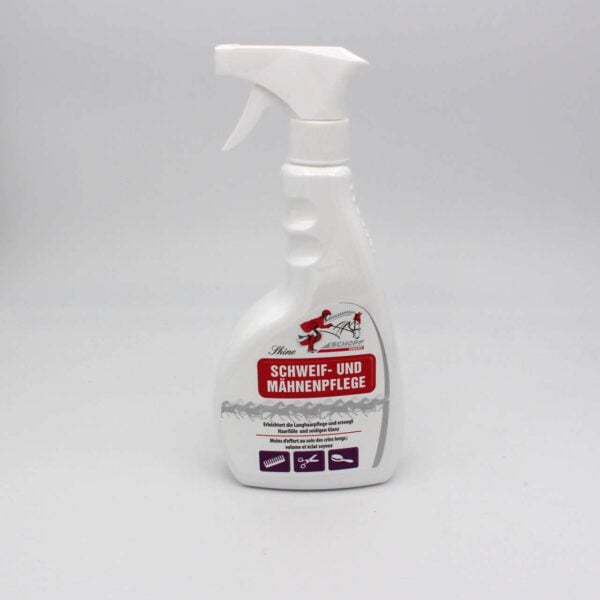 Shine SCHWEIF- UND MÄHNENPFLEGE 500 ml – Entfilzungsspray für Pferde mit ätherischen Ölen