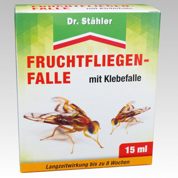 Fruchtfliegenfalle mit Klebefalle - Dr. Stähler