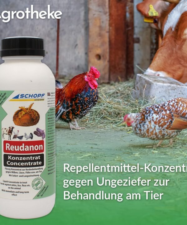 Repellentmittel-Konzentrat gegen Ungeziefer zur Behandlung am Tier