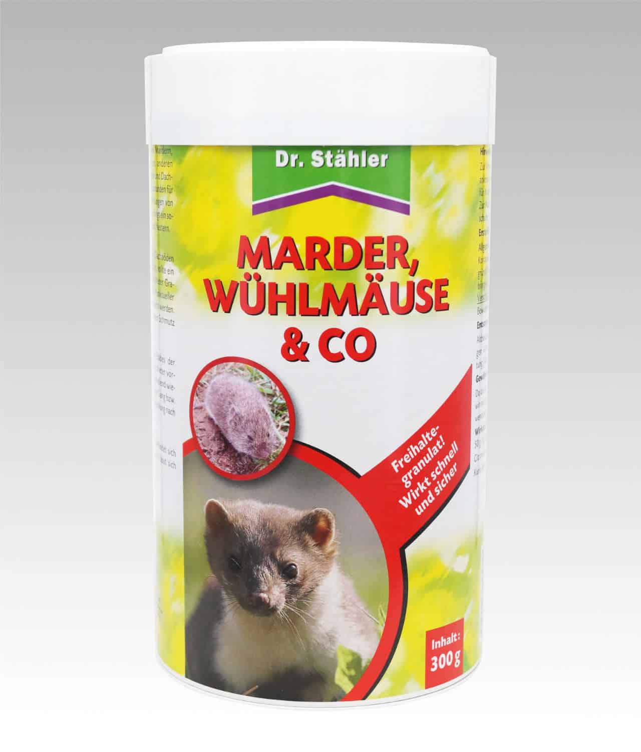 Marder, Wühlmaus & Co. Granulat- Dr. Stähler