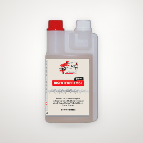 INSEKTENBREMSE pour-on 500 ml Flasche Schopf Riders